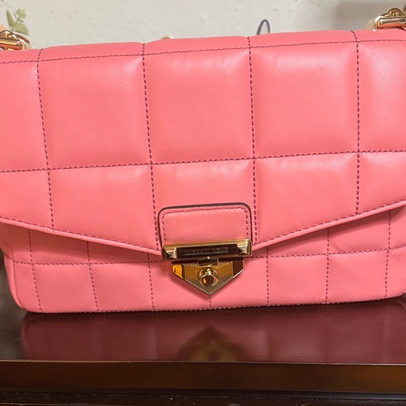 MICHAEL Michael Kors Handbags - MICHAEL Michael Kors Pink Quilted Shoulder Bag